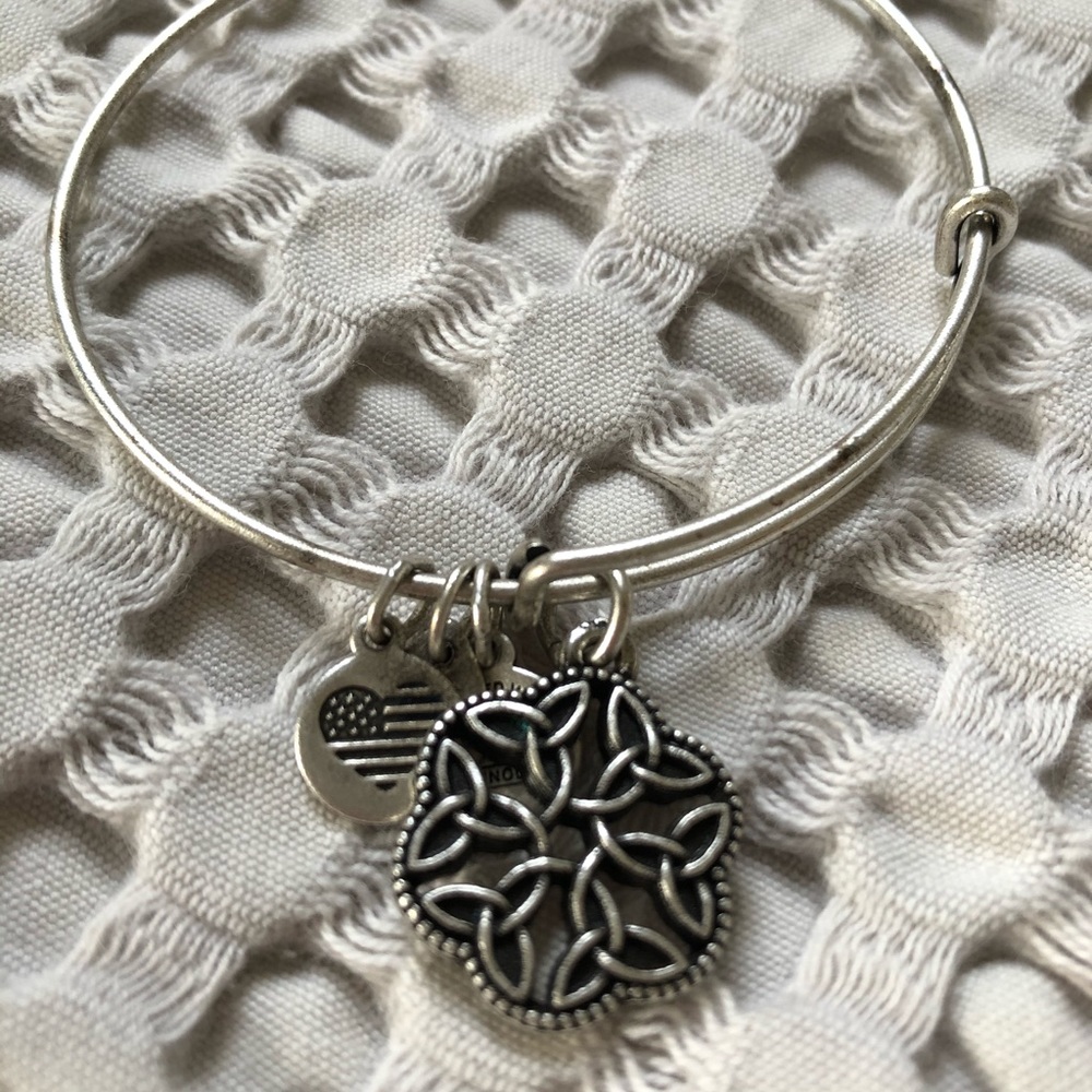 Alex and Ani Silver Endless Knot Bracelet